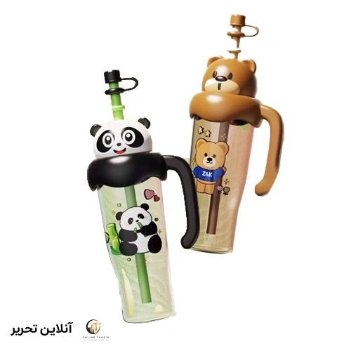 قمقمه بچگانه 804-39 خرس دسته دار