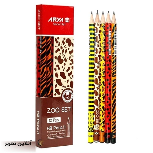مداد مشکی طرح باغ وحش آریا