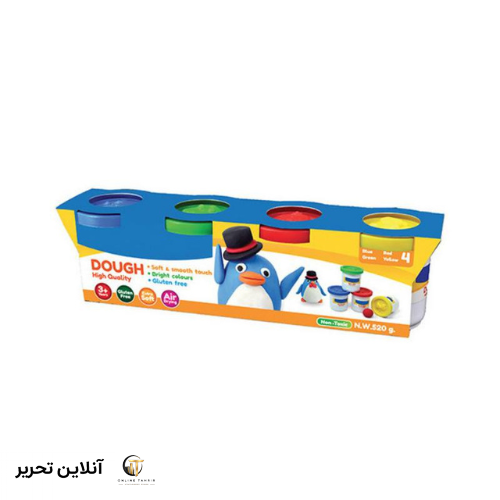 خمیر بازی 4رنگ KIDDY CLAY DO-520-4